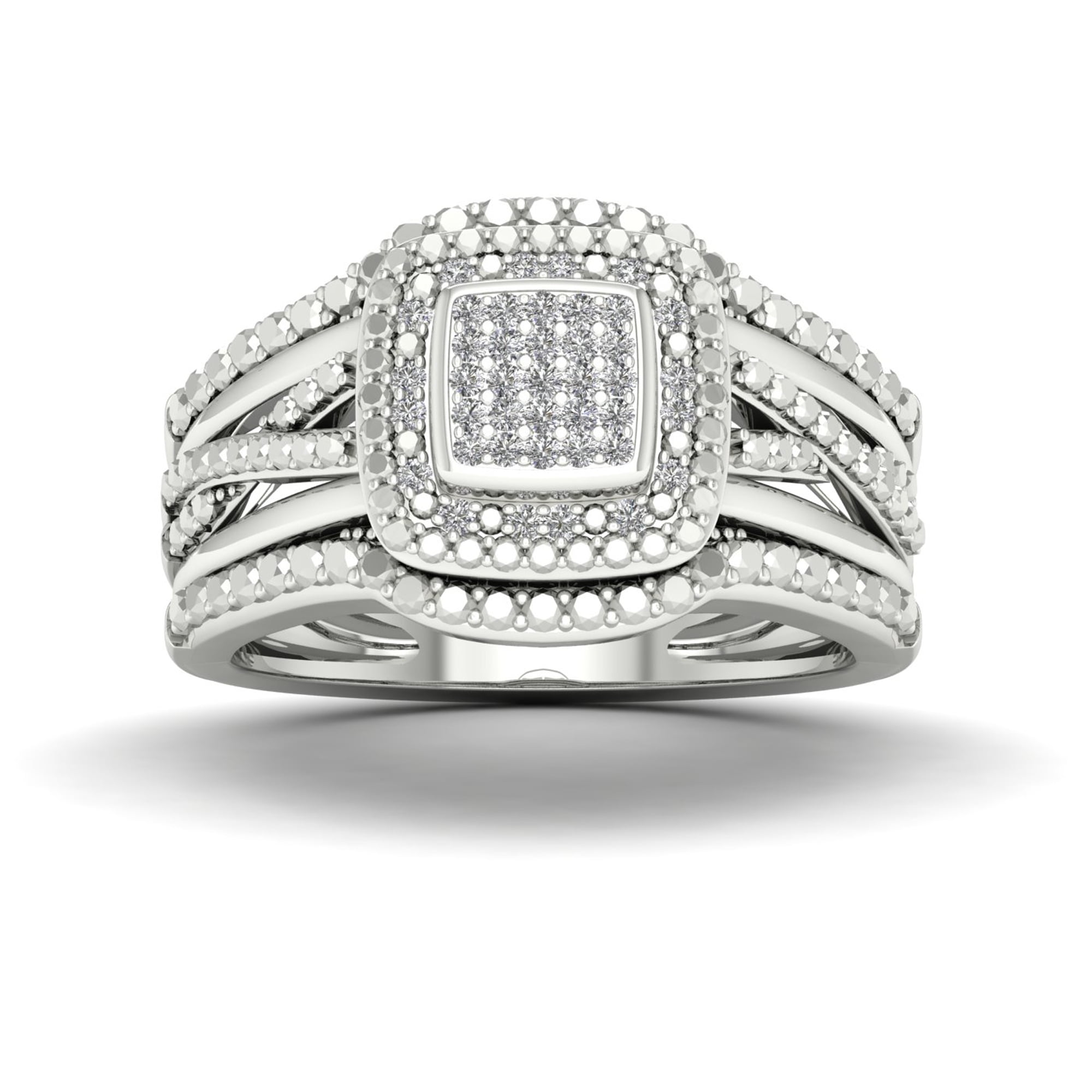 White Diamond 10k Carat Diamond Ring Jcpenney Womens Natural White