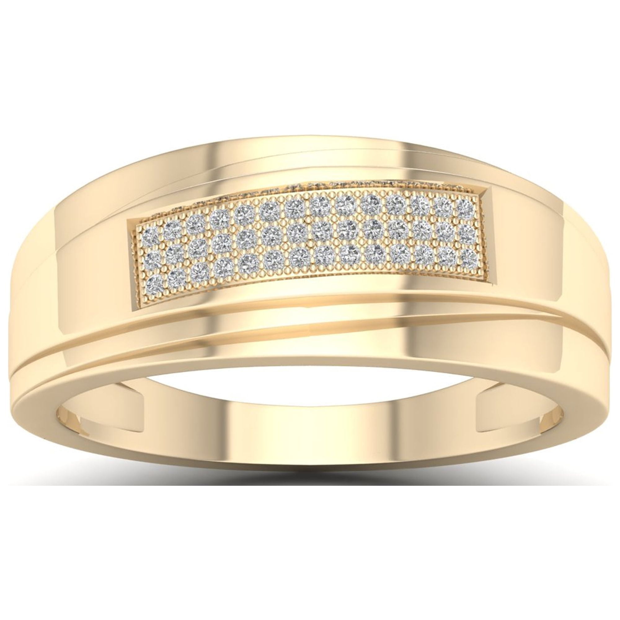 10K Yellow Gold Men's Gold Nugget Ring – Exotic Diamonds