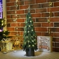thumbnail image 1 of 1.8FT Pre-Lit Artificial Norfolk Pine Christmas Tree – Realistic Potted Tree with 100 LED Lights & 8-Function Battery Box, Pre-Assembled Faux Holiday Décor for Indoor Use (2), 1 of 8