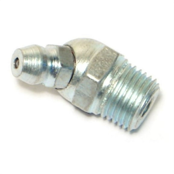 1/8IP Zinc Plated Steel 45 Degree Angle Grease Fittings