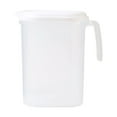 thumbnail image 1 of 1.8L Cold Kettle with Lid White Plastic Eco-Friendly Beverage Jug Wide Mouth Hot/Cold Drinks Container for Lemonade Ice Tea Party (White)​, 1 of 6