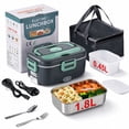thumbnail image 1 of DCUTIE 1.8L 80W Heated Lunch Box for Adults, Food Warmer Lunch Box for Rice Meals, 1 of 12