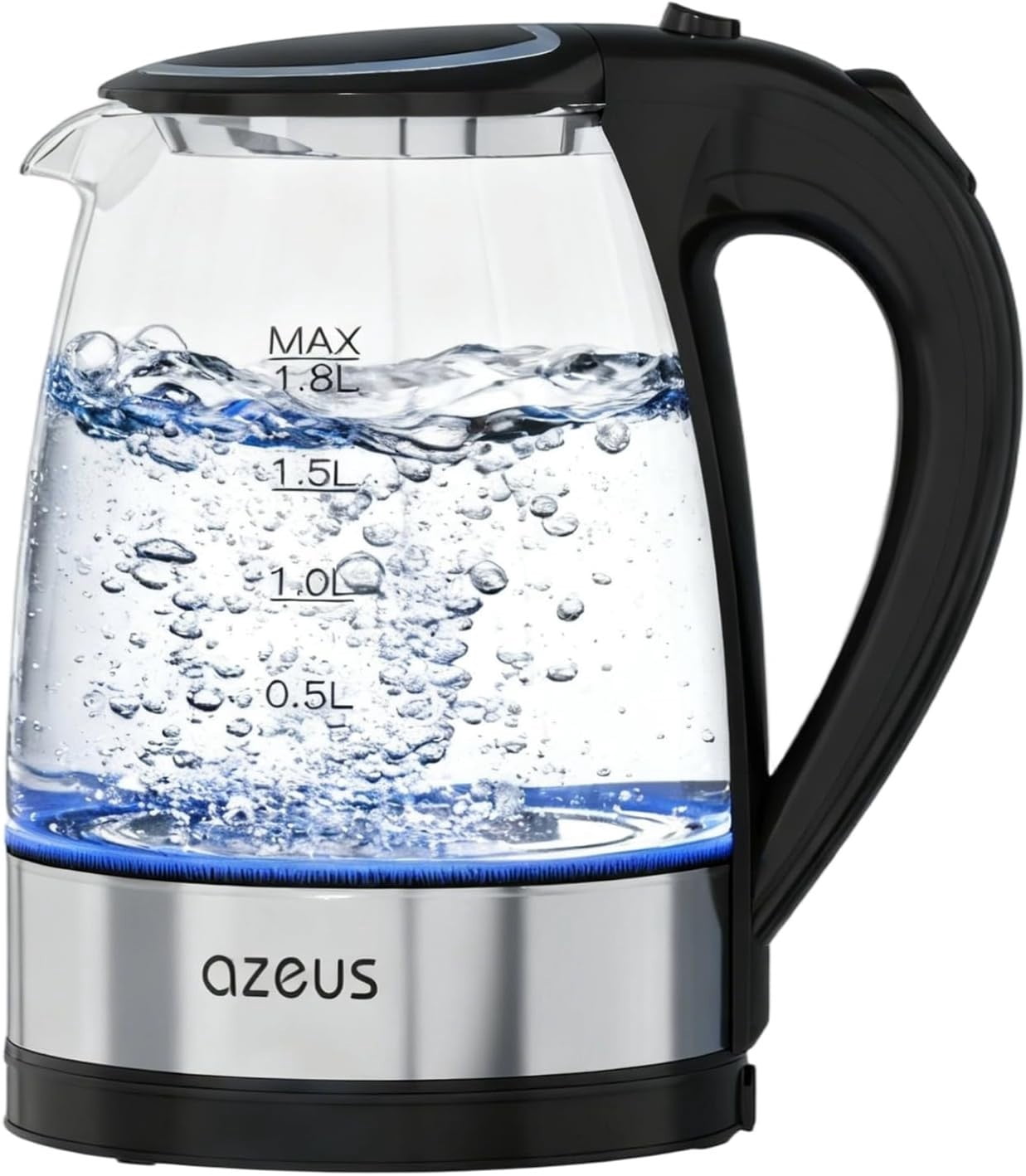 1.8L Electric Water Kettle - Rapid Boiling, Auto Shut-Off, Stylish Steel Design