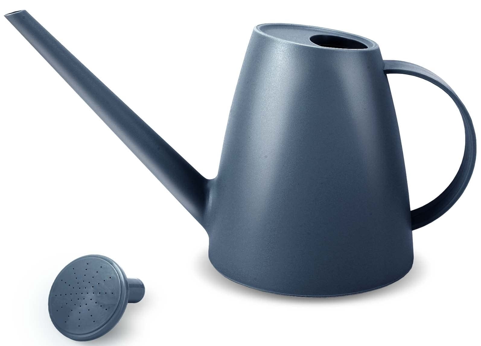 1.8L Small Watering Can for Indoor Plants, Long Spout Watering Can for House Plants Garden Flowers, Outdoor Plant Watering Pot 1/2 Gallon Blue