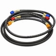 thumbnail image 1 of 1.8M 3 Set Black Anti-Explosion Refrigerant Tube for R12, R22, R134A, 404,502,HVAC Automotive Refrigerant Charging Kit, 1 of 8