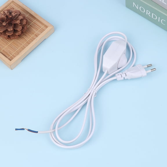 1.8M Extension Cord With Dimmer EU Plug Control Switch Power Cable Cord EU Plug For Table Lamp 220V Electricity Wire