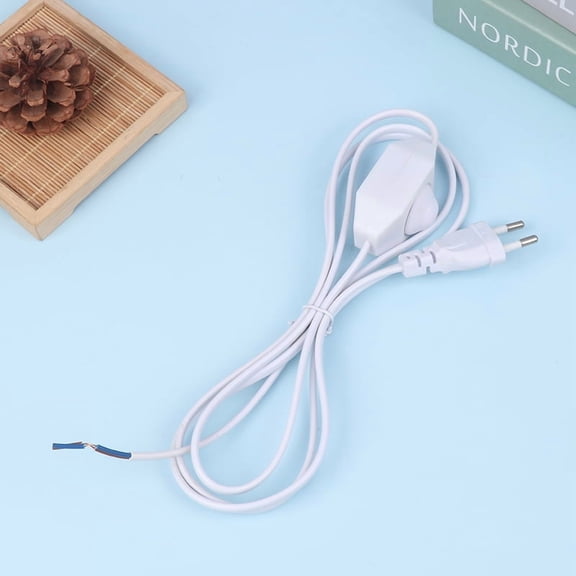 1.8M Extension Cord With Dimmer EU Plug Control Switch Power Cable Cord EU Plug For Table Lamp 220V Electricity Wire