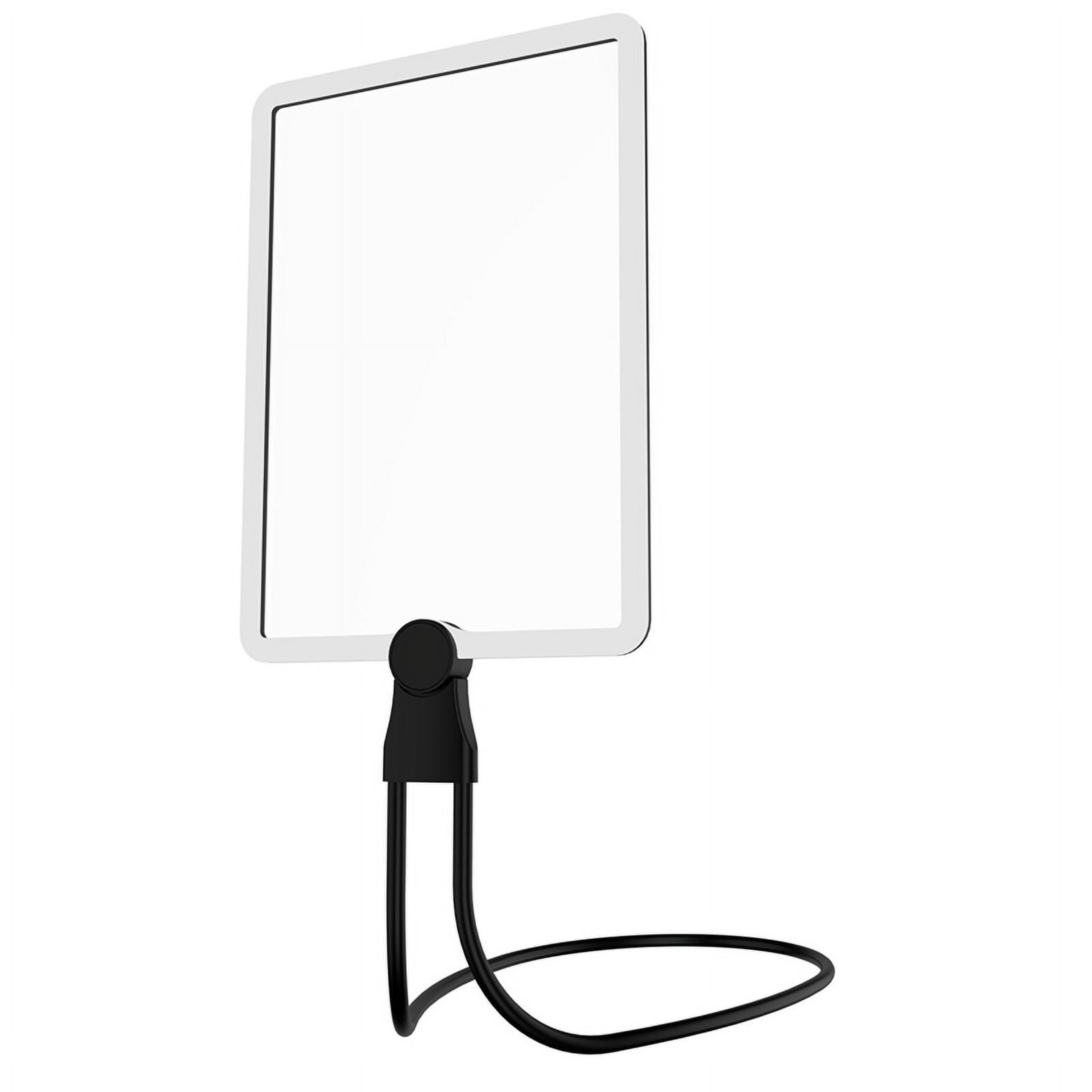 1.8X Rechargeable Hands Free Magnifying Glass with Light, Gooseneck HD