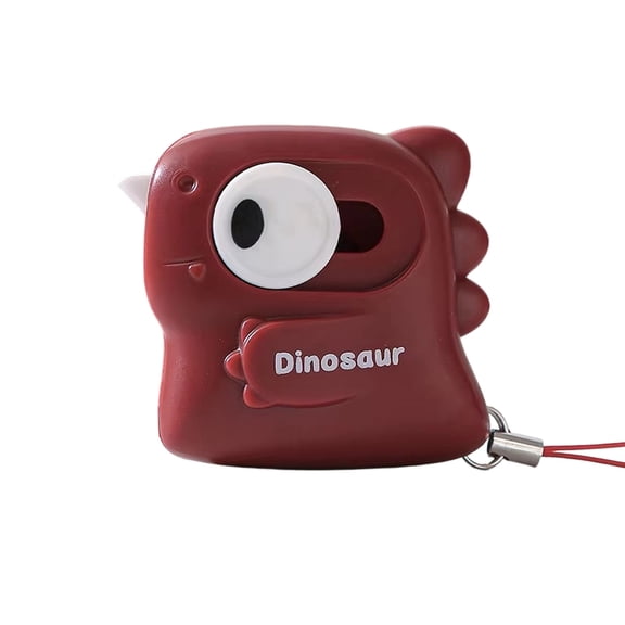 1.8in Cartoon Dinosaur Box Cutter Magnet, Mini Ceramic Package Opener Fridge Magnet, Portable Cute Utility Knife for Mail Package Unboxing (Red)