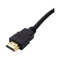 1.8m 1080P HDMI to VGA Male Cable - Gold - Plated Connectors, Shielded Jacket, High - Quality, 1024x768 Resolution