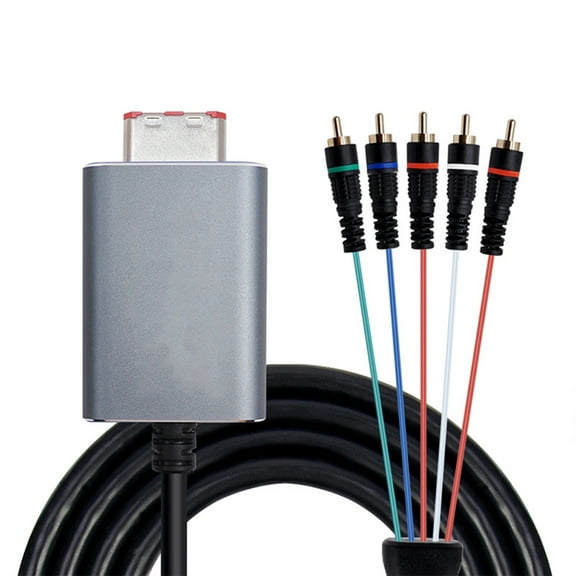 1.8m 5RCA YPbPr Component Cable Full for NTSC Display the Cleanest for Image for Digital AV