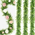 thumbnail image 1 of 1.8m Artificial Grass Garland, Realistic Green Foliage Arch Decor for Wedding Backdrop & Party Wall Decoration - 180cm Long, 1 of 6