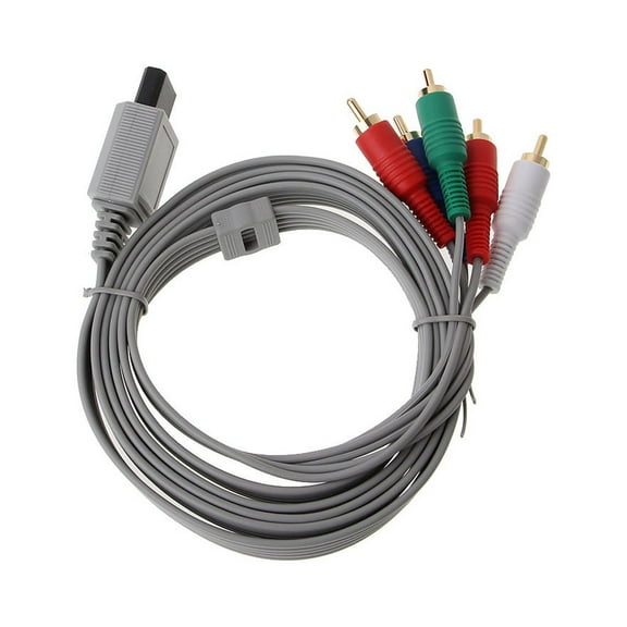 1.8m Component 1080P HDTV AV Audio 5RCA Adapter Cable For Wii Console