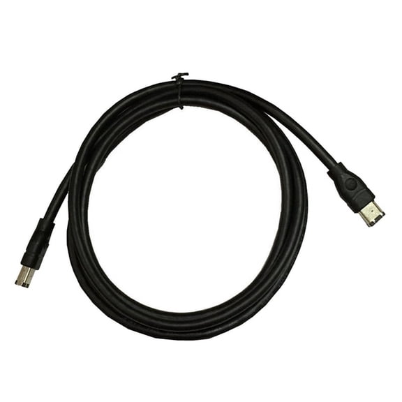 1.8m Firewire Cable Black IEEE 1394 Firewire 400 to Firewire 400 Cable 6Pin Male to 6Pin Male Cable