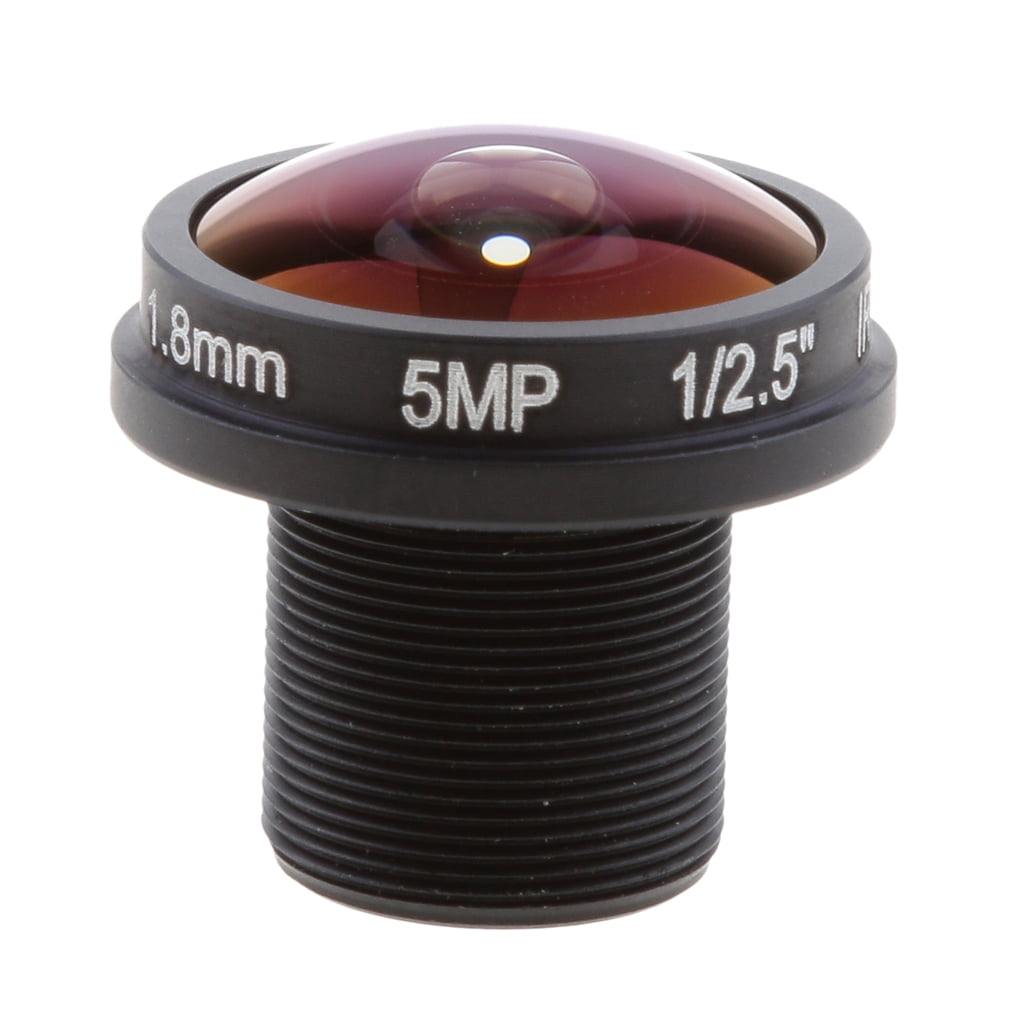 1.8mm 1/2.5 inch Lens 5 Mega Pixel Mount x 0.5 Wide Angle Camera