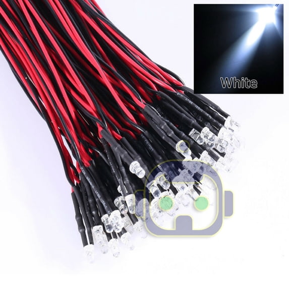 1.8mm 2mm 3mm 5mm 8mm 10mm Pre Wired LED DC9-12V Lights Emitting Diodes