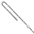 thumbnail image 1 of 1.8mm 925 Sterling Silver Rhodium Plated Immaculate Conception Medal Pendant Necklace Plus 1in Extension A Pendant for W, 1 of 2