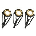 thumbnail image 1 of 1.8mm Tube Dia Fishing Rod Tips Repair Kit Stainless Steel Ring Guide 3 Pack, 1 of 5
