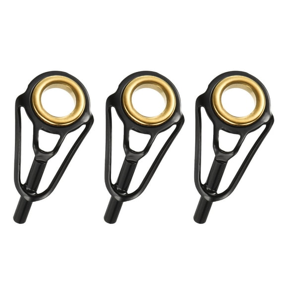 1.8mm Tube Dia Fishing Rod Tips Repair Kit Stainless Steel Ring Guide 3 Pack