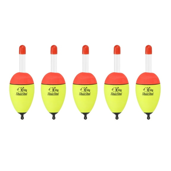 1.8oz Float Fishing Bobbers EVA Fishing Float, Yellow, 5 Pack