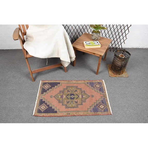 1.8x2.9 ft Small Rug, Turkish Rugs, Vintage Rug, Anatolian Rug, Oriental Rugs