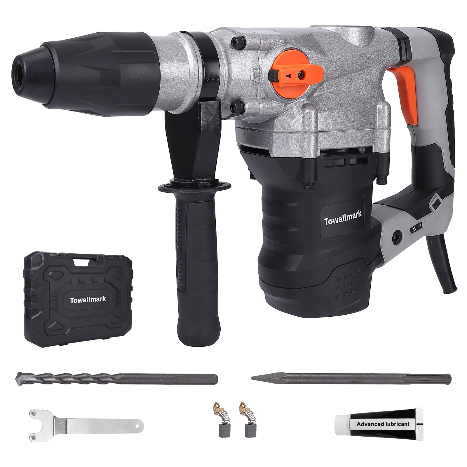 1-9/16" SDS-Max Heavy Duty Rotary Hammer Drill with Vibration Control ...