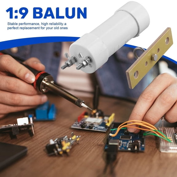 1: 9 Balun 200W Short -Wave Antenna 50 Ohm to 200 Ohm Impedance Conversion Intercom Short Wave