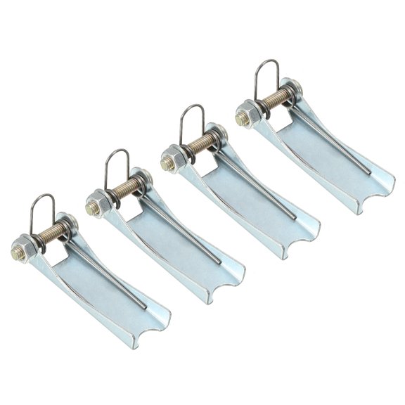 1.9 Inch Replacement Hooks Latch, Metal Towing Receiver Hitch, Silver, 4 Pack