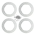 thumbnail image 1 of 1.9 Inch Silver Aluminum Alloy Replacement Wheel Beadlock Rings for Traxxas 1/10 Scale RC Car, 1 of 8