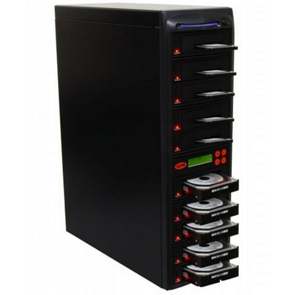 1:9 SATA 2.5'' & 3.5'' Dual Port/Hot Swap Hard Disk Drive / Solid State Drive (HDD/SSD) Duplicator/Sanitizer - High Speed (150MB/sec)