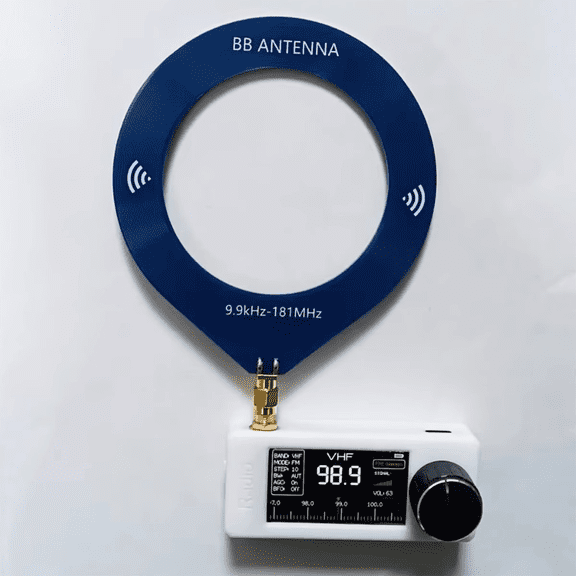 1.9-inch IPS Screen LSB USB AM FM FM/AM Radio With Antenna 0.5-108mhz SI4732 Mini Pocket Radio, HF SW MW VHF Radio