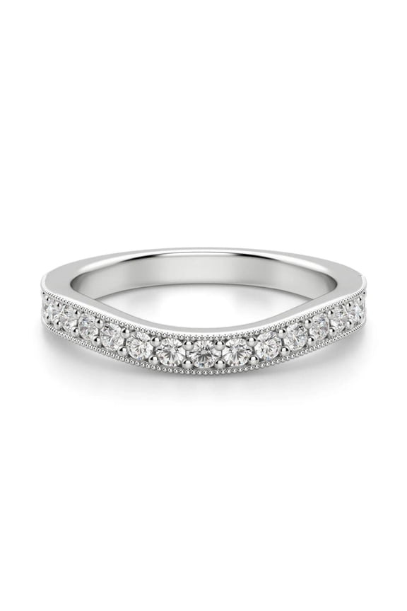 1.90 CTW Round Brilliant Cut Eternity Everyday Ring 10K White Gold
