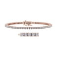 thumbnail image 1 of 1.90 Carat Diamond Tennis Bracelet in 10K Rose Gold (7 Inch), 1 of 4