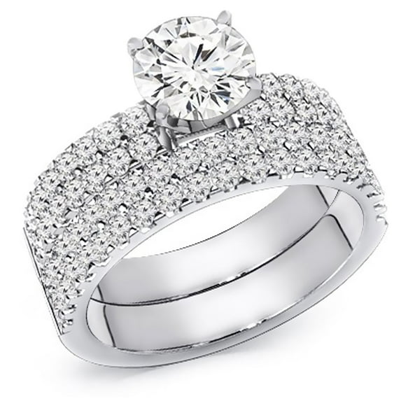 1.90 ct. tw. Diamond Wedding Set