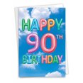 thumbnail image 1 of 1 90th Birthday Card with Envelope - Milestone (Not 3D or Layered) C5651GMBG, 1 of 6