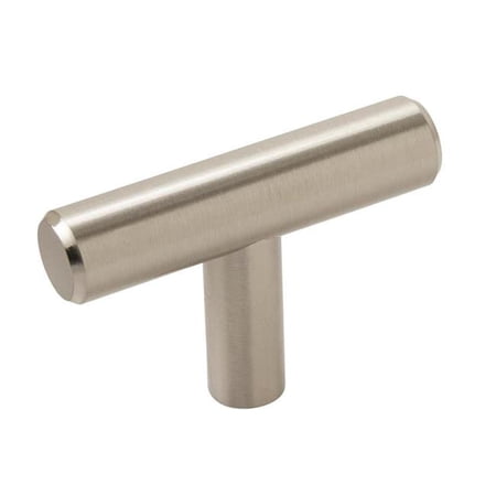1.93 in. Stainless Steel T-Knob, Sterling Nickel