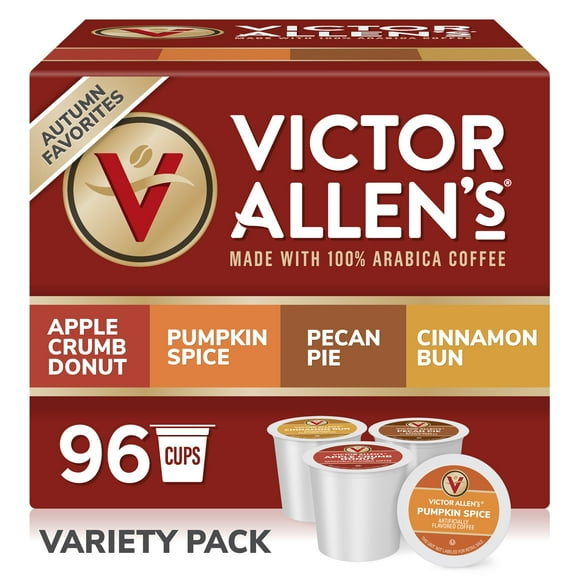 1/96ct Autumn Favorites Coffee Variety Pack SSC (Apple Crumb Donut, Pumpkin Spice, Pecan Pie, Cinnamon Bun)