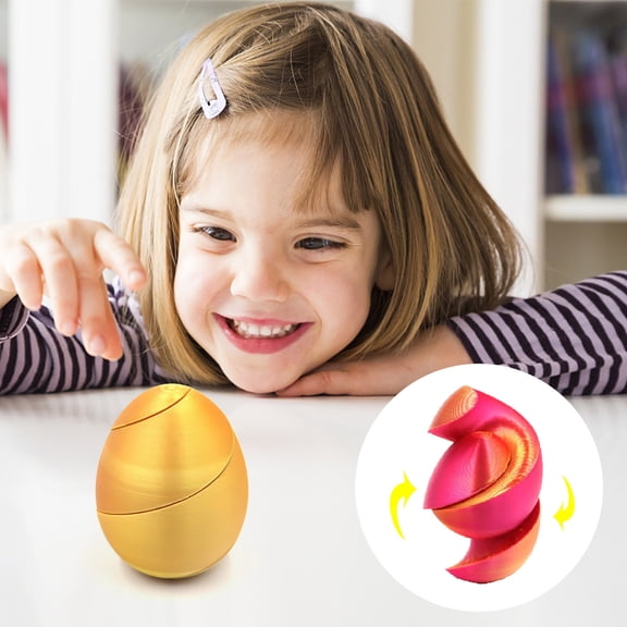 1.97in Printed Easter Eggs Toy, Colorful Decorative Plastic Easter Eggs, Fun Hunt Props for Easter Party, Basket Stuffers & Holiday Festival DIY Decor Supplies