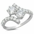 thumbnail image 1 of 1.98 ct Brilliant Round Cut Genuine Cultured Diamond VS1-VS2 G-H 14K White Gold Promise Wedding Statement Engagement Designer Ring size 10.5, 1 of 6