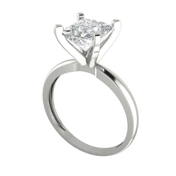 1.98ct Round Cut Blue Natural Sky Blue Topaz 14k White Gold Engraving Statement Bridal Wedding Designer Ring Size 7.5