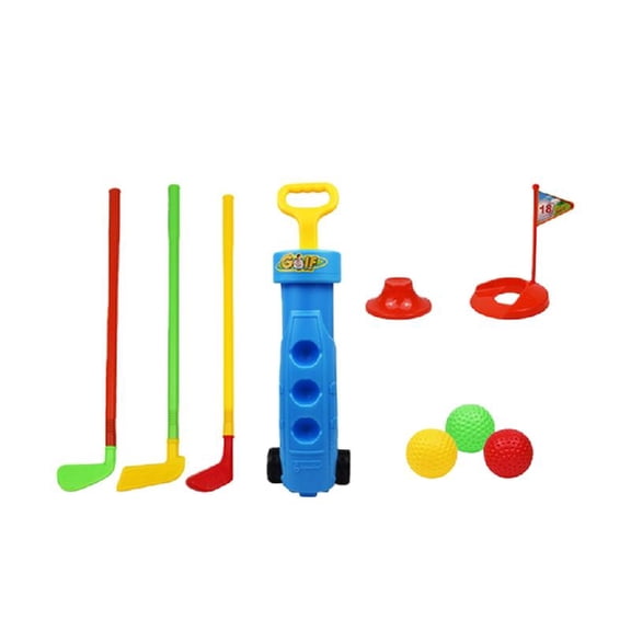 1. 9PCS Junior Set Clubs & Balls for Outdoor Indoor Sport Skill Development Birthday