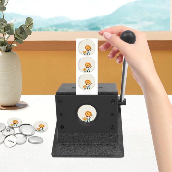 1.9in Black Round Corner Cutter Manual Graphic Punch Die Cutter Round for A4 Paper Photo Paper Copperplate Paper
