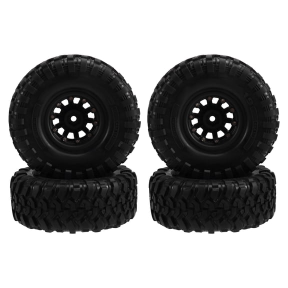 1.9inch Rubber Tire Wheel Tyre for 1/10 RC Crawler Car TRX4//D90 Axial SCX10 II III Redcat-