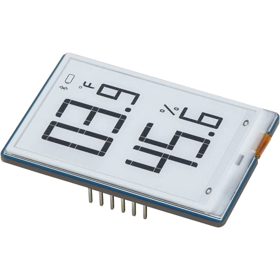 1.9inch Segment E-Paper Module 91 Segments Black/White Color epaper Display I2C Screen for /STM32/Arduino,Ideal for Temperature and Humidity Meter, Humidifier, Digital Meter