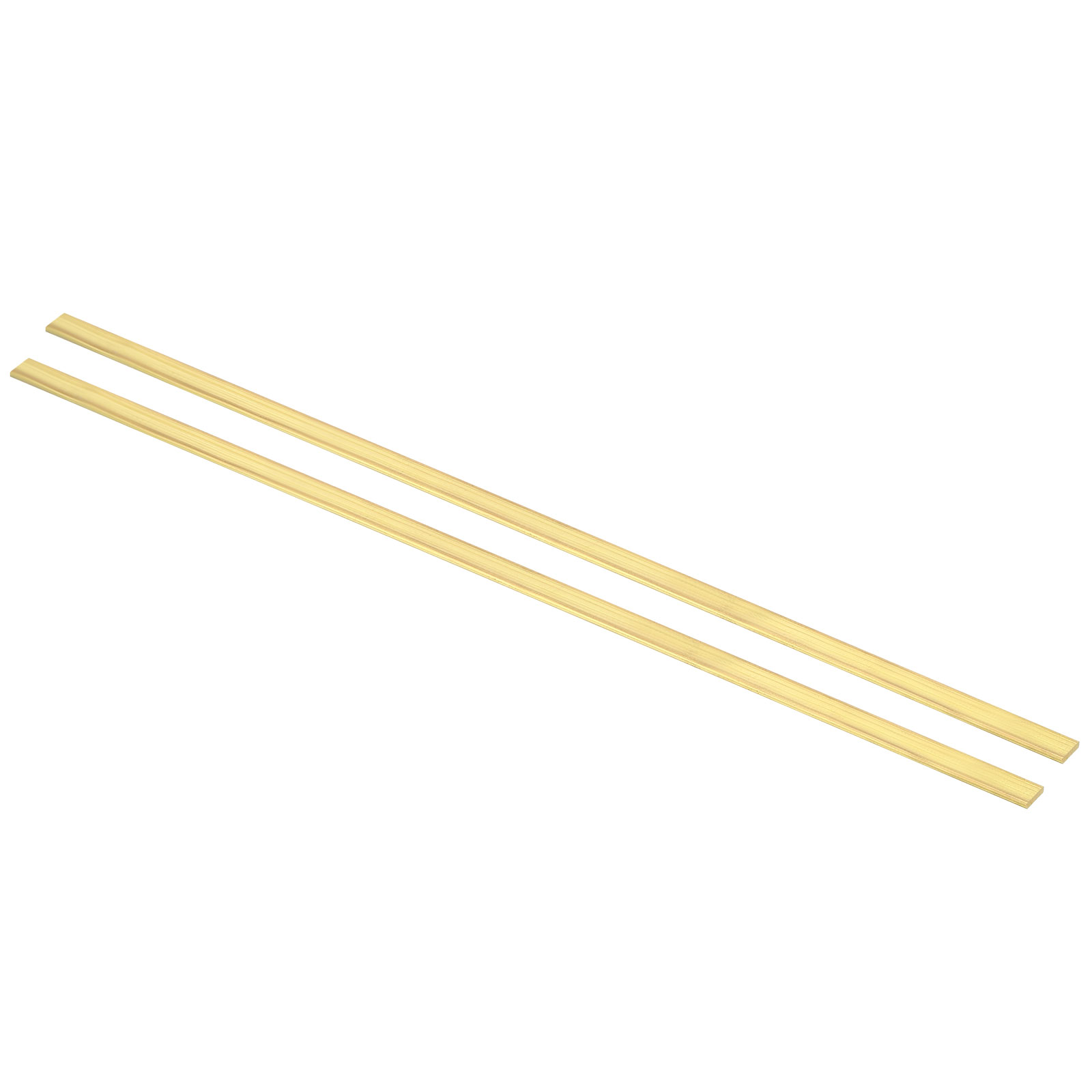 1/9x1/3x12" H59 Brass Flat Bar, 2 Pcs Solid Flat Mill Stock, Brass ...