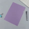 thumbnail image 1 of Under $1 A4 Binder, Clear A4 Plastic Folder - L-Shaped Document Sleeve for Office Paper Protection, Durable Transparent File Jacket (1-Pack), A4 Folder, Multi-Color, by Goohae, 1 of 7