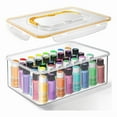 thumbnail image 1 of 1 * Acrylic Paint Storage Box-Transparent, 1 of 6