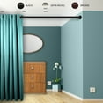 thumbnail image 1 of 1" Adjustable 48-84 inch Room Divider Rod and Socket Set - Black, 1 of 2