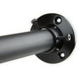 thumbnail image 1 of 1" Adjustable Closet Rod 28-48 inch and Socket Set - Black, 1 of 4