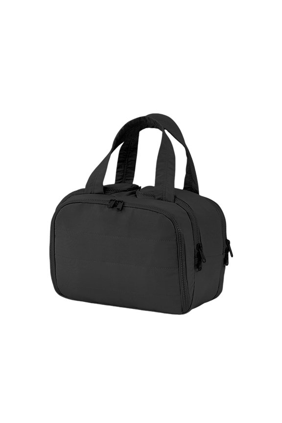 1. Adjustable Cosmetic Bag with Multiple Compartments, Water-Resistant Fabric for Travel, Gym, Daily Essentials Storage